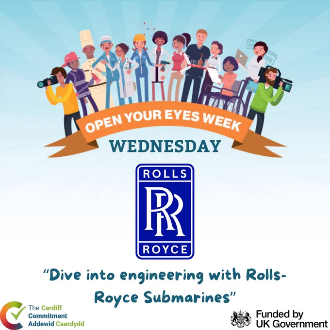 Open Your Eyes Week  Wednesday Rolls Royce Dive into Engineering