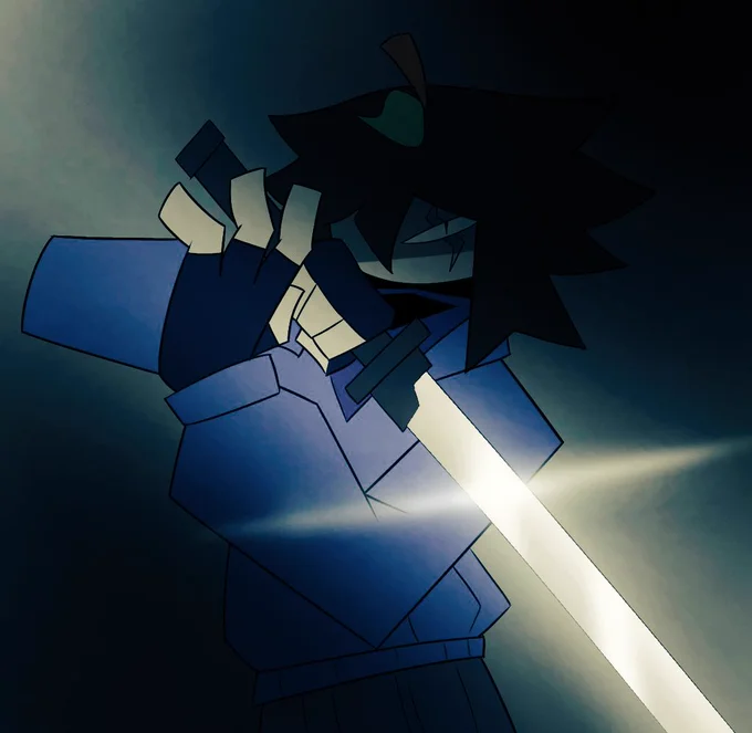 Art by @nekrobob

This will be a fairly simple pinned which will give you the basics about Abblie.

Some things may change in the future, like an addition to his arsenal, him gaining another energy type, small changes to design, yadda yadda-

I'm doing this so that people can easily tell Abblie and any other Abbie apart-