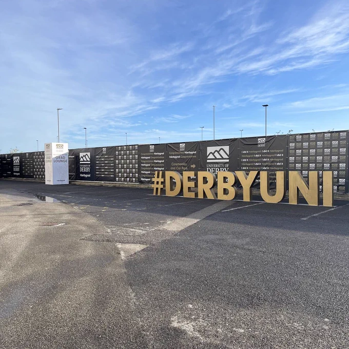 University of Derby Graduations at Pride Park Stadium. 