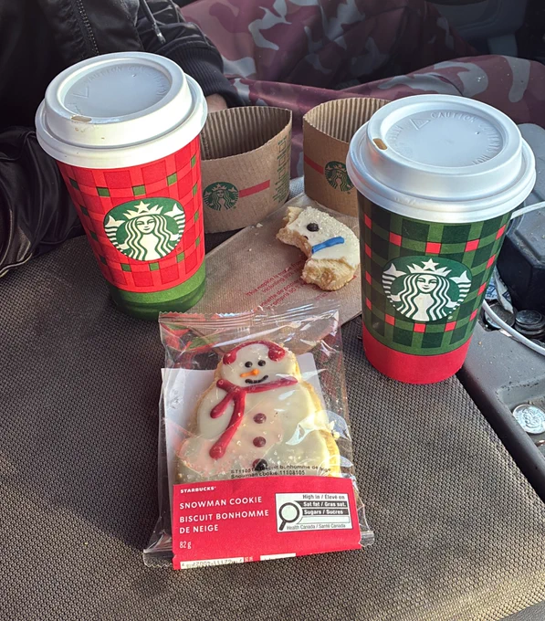 Holiday Starbucks.