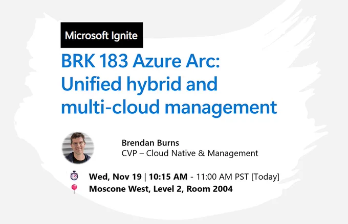 BRK 183 Azure Arc: Unified hybrid and multi-cloud management

https://ignite.microsoft.com/en-US/sessions/BRK183?source=sessions