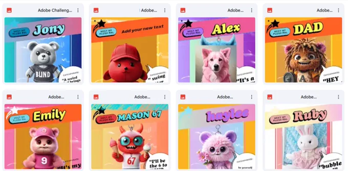 Student plush pal designs 