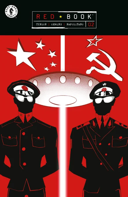 Base cover of Red Book issue #2, illustrated by Michael Avon Oeming