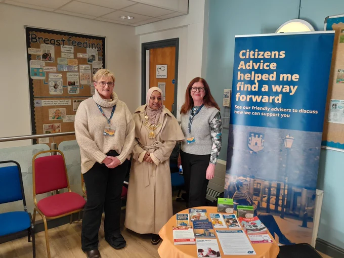 The Lord Mayor visiting the Kingsway Children's Centre to mark Baby Week 2025.