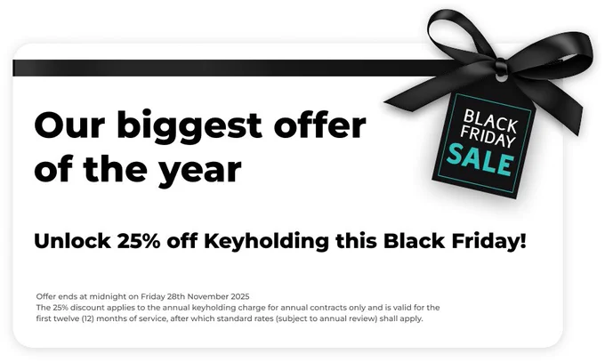 City Keyholding Black Friday Promotion