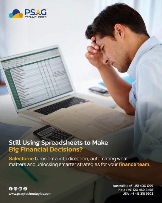 Using spreadsheets to make big financial decisions salesforce turns data into automation