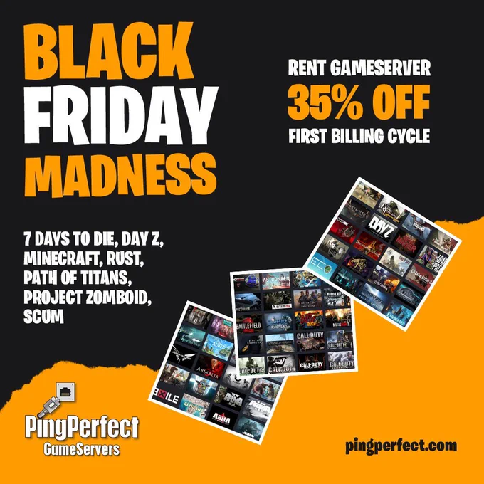 Pingperfect gameserver black friday deals