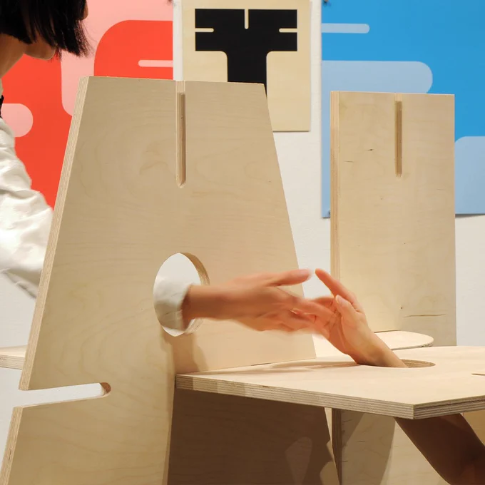 Julie (Yewei) Wang '25 (Graphic Design MFA), the table built to gather
