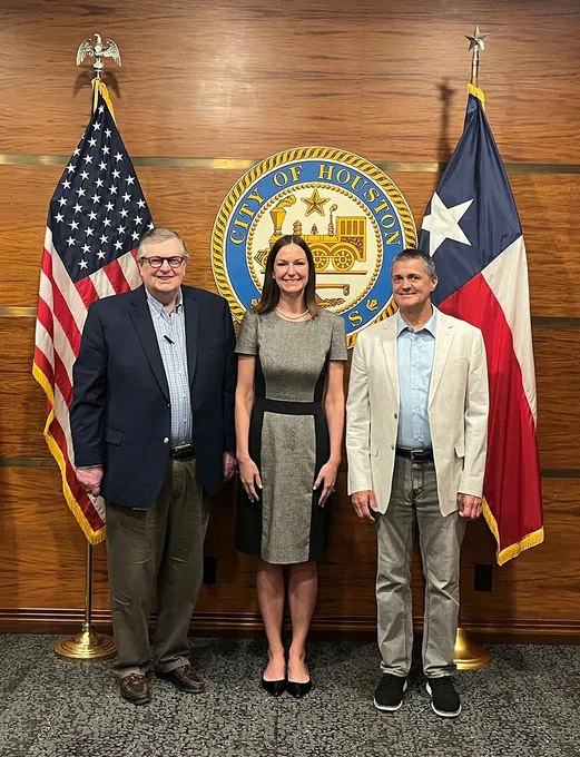 Left to right: Board Members Truman C. Edminster, Brie Kelman, and Stephen McNiel