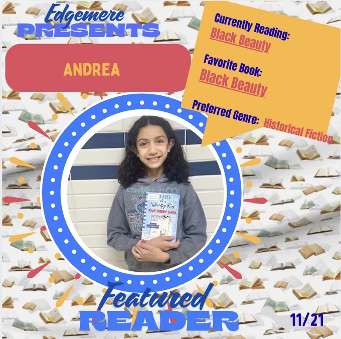 Featured reader - Andrea