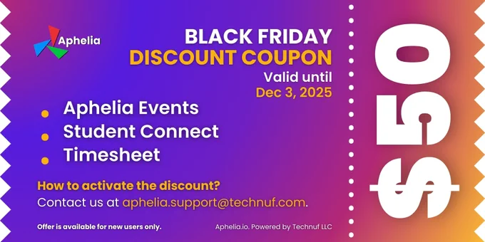Aphelia by Technuf Black Friday offer
