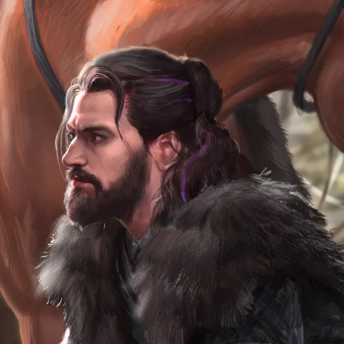 After rendering the face a bit more in photoshop.