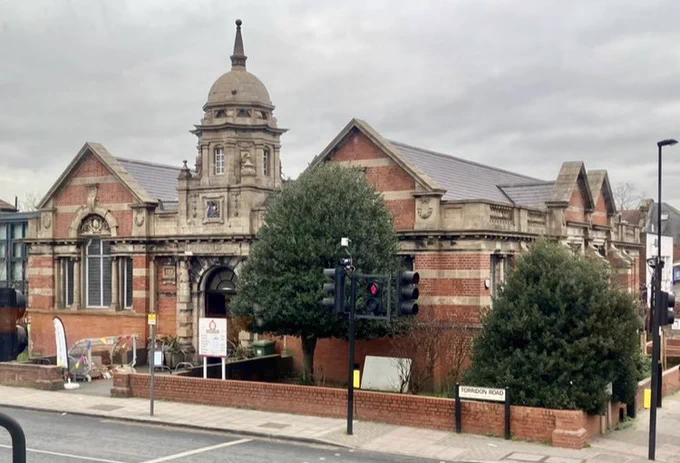 View of the library from the top deck of a London bus at the top of Sandhurst Road.

It’s an odd thing that even from at that height, our magnificent dome is hard to see. 

Come in to see it from below.
