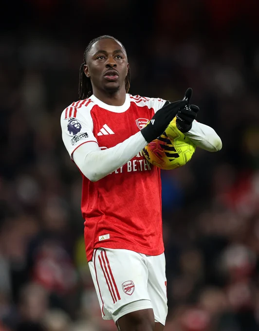Ebere Eze with the matchball.
