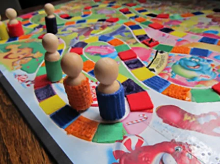 Tactile version of Candy Land