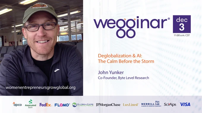 John Yunker, Co-Founder, Byte Level Research, wegginar, 12/3 at 11 AM CT, https://bit.ly/48cXHlt (n/c)