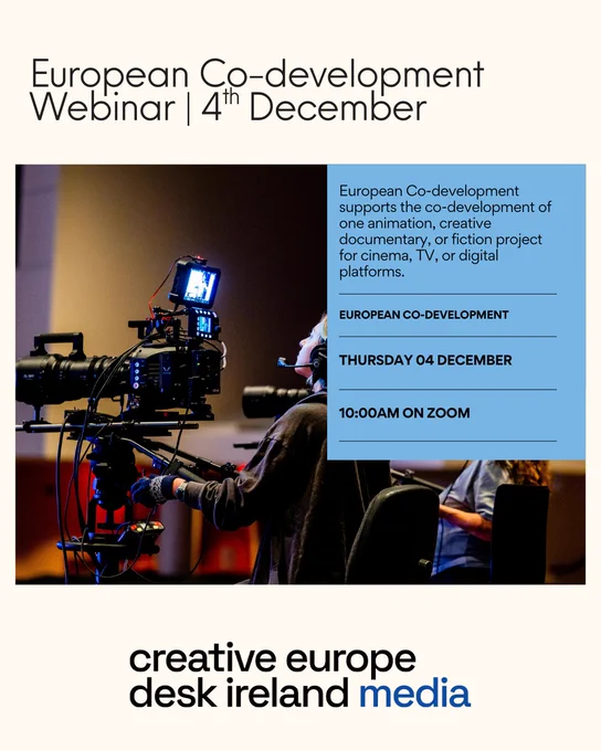European Co-development Funding Webinar, 4th December.