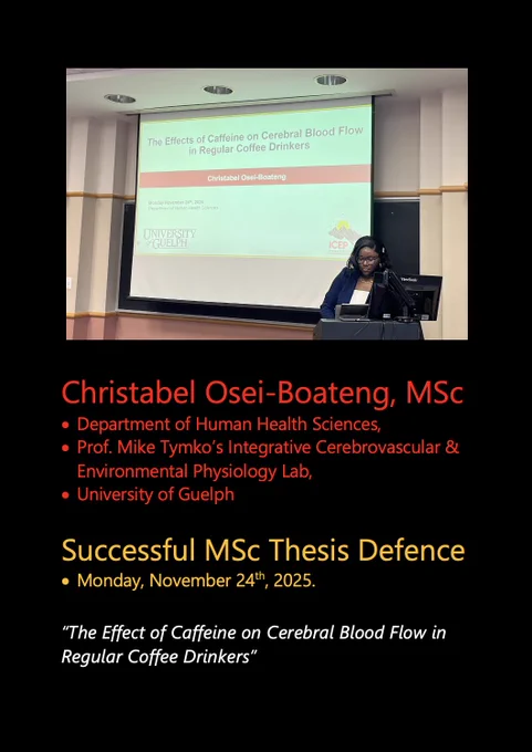 A photo of Christabel at her defence, in front of a projected title screen with the same title of her thesis that is listed in this posting.