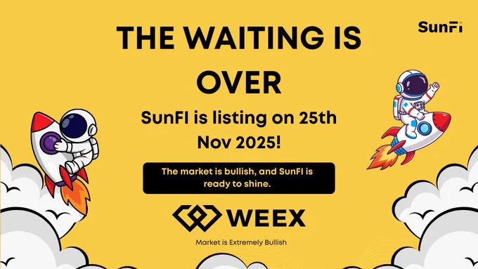 SUNFI is listing on 25th Nov 2025!