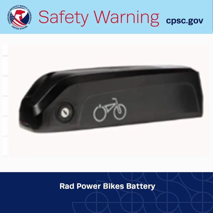 Rad power bikes battery