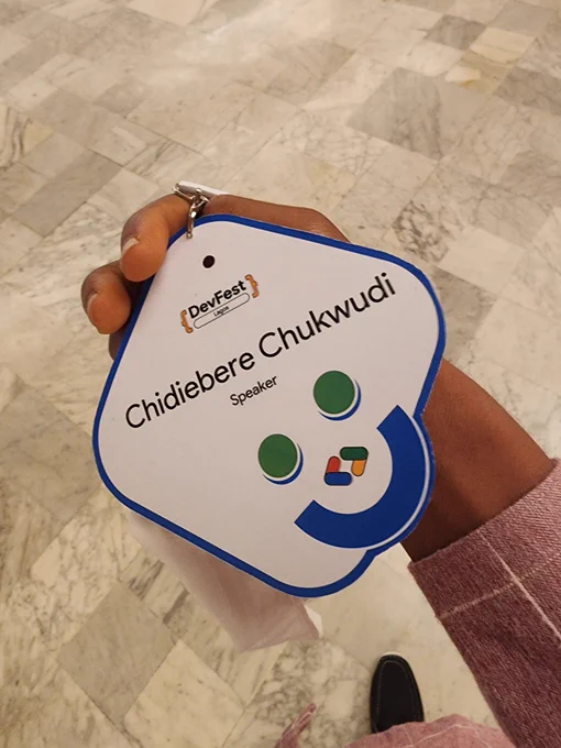 Speaker Tag for DevFestLagos25