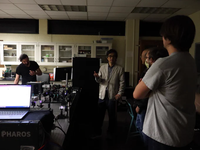 Dr. Jae Yong Suh and Alex Gonzalez gave tours of the Suh lab.
