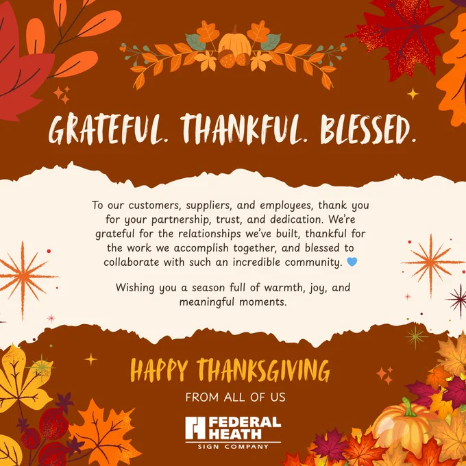 Grateful. Thankful. Blessed. Thanksgiving 2025 Message