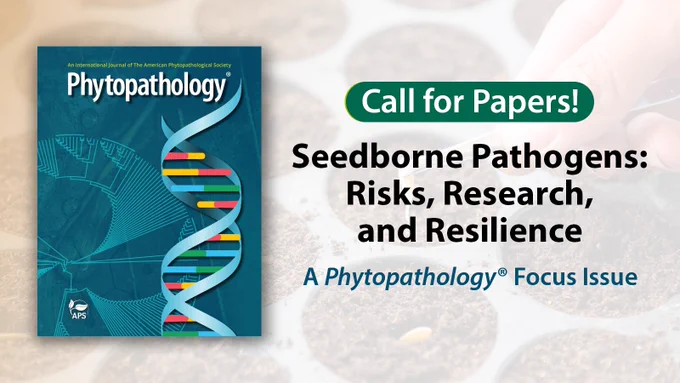 Call for Papers! Seedborne Pathogens: Risks, Research, and Resilience • A Phytopathology Focus Issue