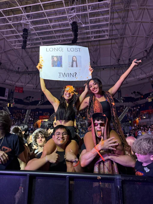Ally Recalde and her friends at an event, celebrating