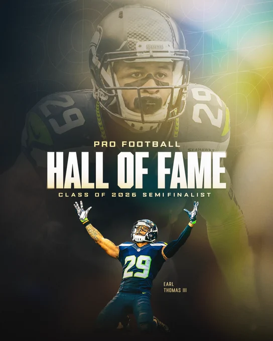 Earl Thomas III is a Hall of Fame semifinalist. 