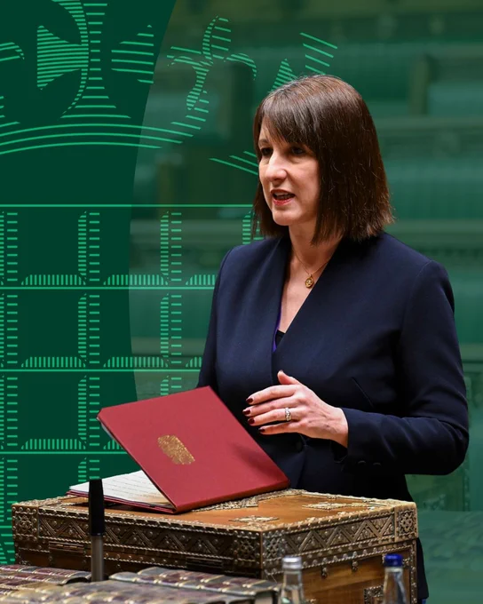 Chancellor of the Exchequer Rachel Reeves MP in the Commons Chamber