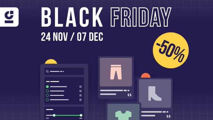 Black Friday - 50% off