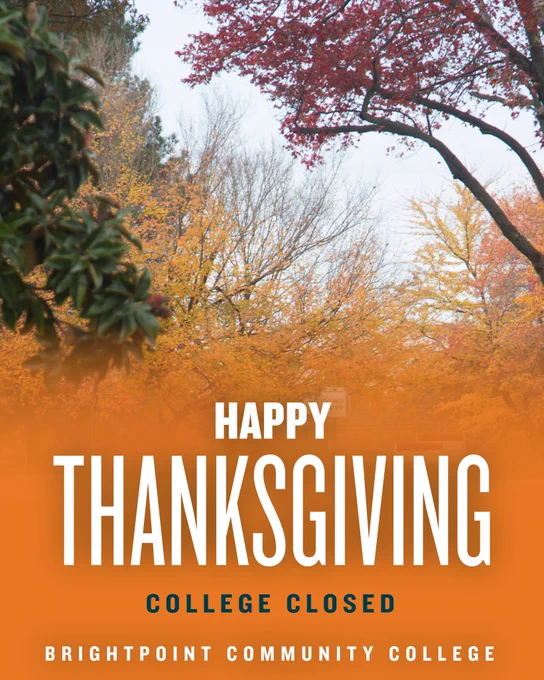 Happy Thanksgiving: College Closed