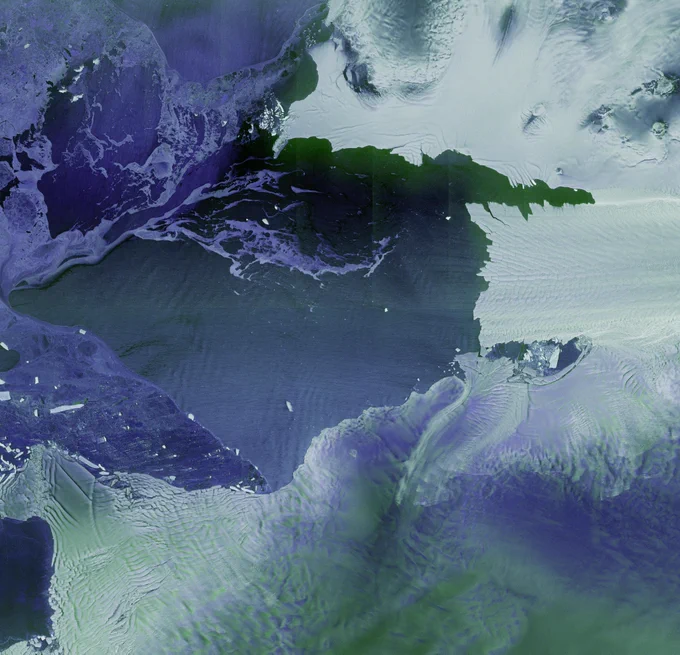 Thwaites and Pine Island glaciers by Sentinel-1D.