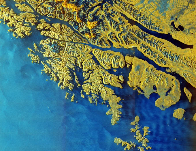 Tierra del Fuego by Sentinel-1D.