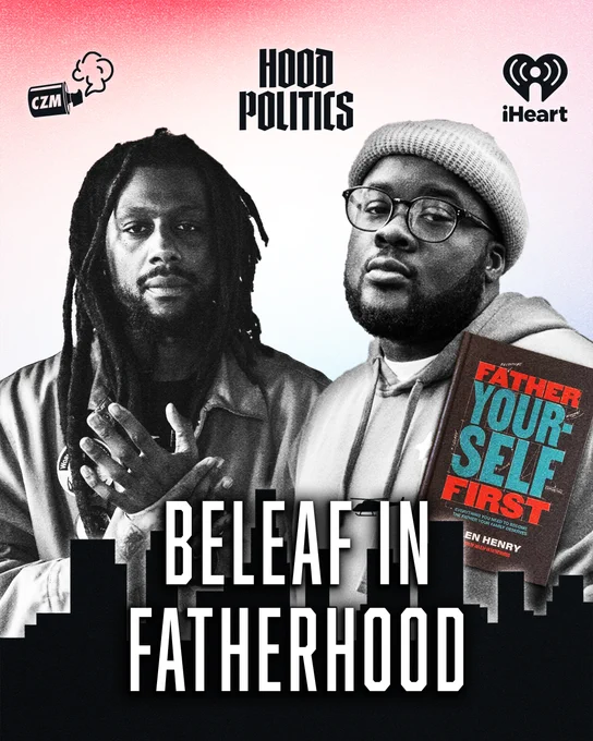 New @hoodpoliticspod w/ @prophiphop 📗

Prop's sits down with long time friend @BeleafMel, who started the Beleaf in Fatherhood YouTube channel and has recently dropped a book titled Father Yourself First.

https://www.iheart.com/podcast/1119-hood-politics-with-prop-81527703/episode/beleaf-in-fatherhood-309320520