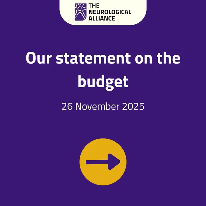Text: Our statement on the budget.