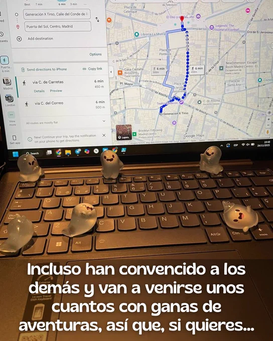 Se han traído a sus otros amigos fantasmitas para convencerlos de venirse también, y muchos han aceptado, con ganas de aventuras, así que...