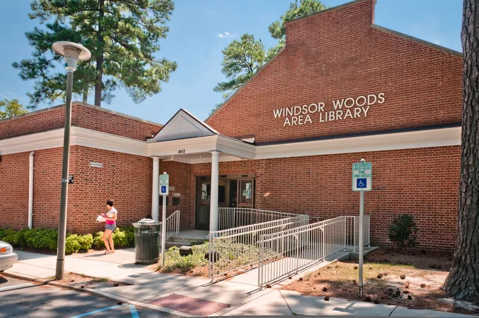 Windsor Woods Library facade