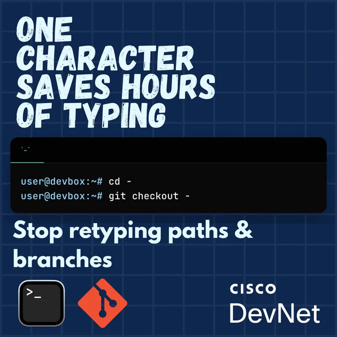 One character saves hours of typing