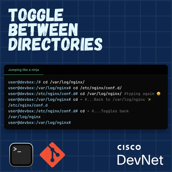 Toggle between directories