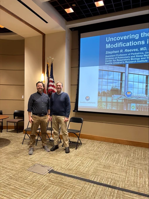 Dr. Stephen Reeves and Dr. Aaron Petrey. 