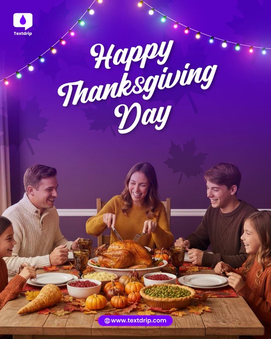 Happy Thanksgiving From Textdrip 