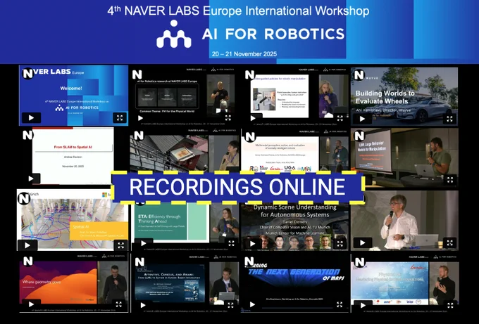 Snapshot of all talks
