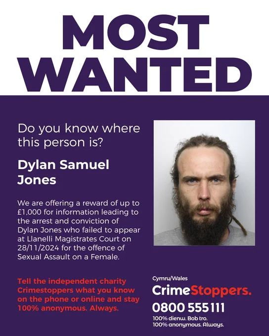 The reward will only be payable for information passed directly to Crimestoppers and not to the police. A reward code must be asked for when calling us on 0800 555 111. If you contact our charity via our online form anonymously, the 'keeping in contact’ facility must be used, and a reward code must be requested on your initial contact with us.