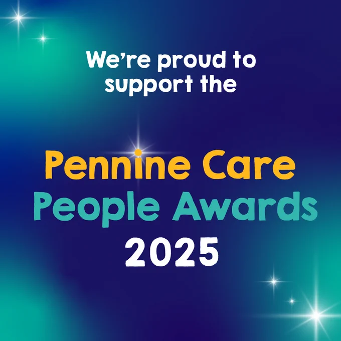 A graphic to show support for the Pennine Care People Awards 2025