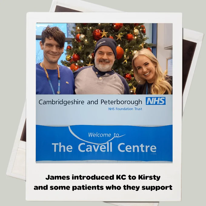 James KC and Kirsty at The Cavell Centre