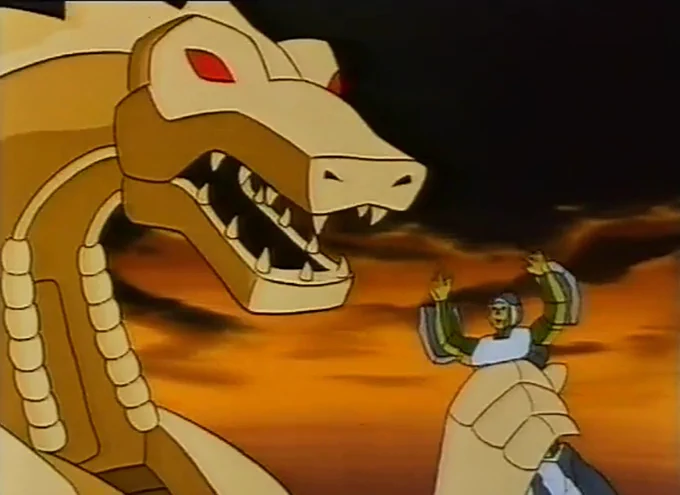 Marbles held by a Rockasaur