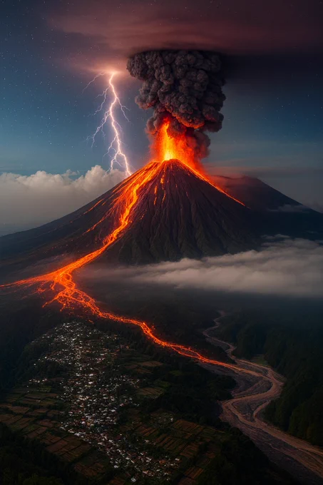 1818 — First major recorded eruption with heavy ashfall across East Java.
1994 — Deadly dome collapse; pyroclastic flows race down Kobokan Valley.
2021 — Catastrophic eruption; PDCs 11–13 km, >50 fatalities, villages buried.
2022 — Another major collapse one year later; Level IV alert, PDCs ~7 km.
2025 — Latest major eruption; dome failure   PDCs 7–8.5 km, 1,000  evacuated.
