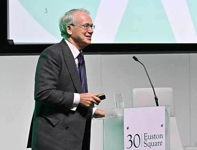 Environment Agency Chair, Alan Lovell, giving the keynote speech at CIWEM's A Fresh Water Future Conference